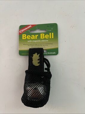 Coghlan's Black Bear Bell with Magnetic Silencer